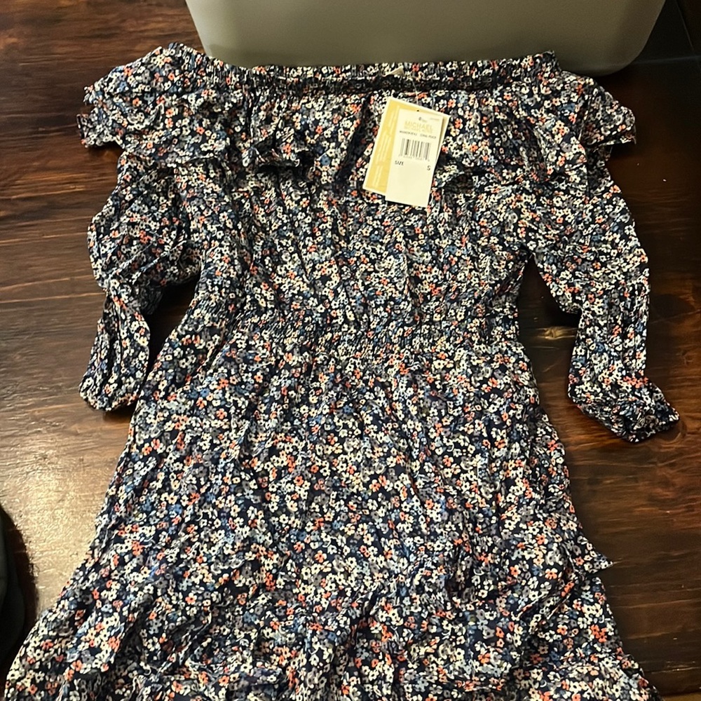new Michael kors  summer dress floral print size small